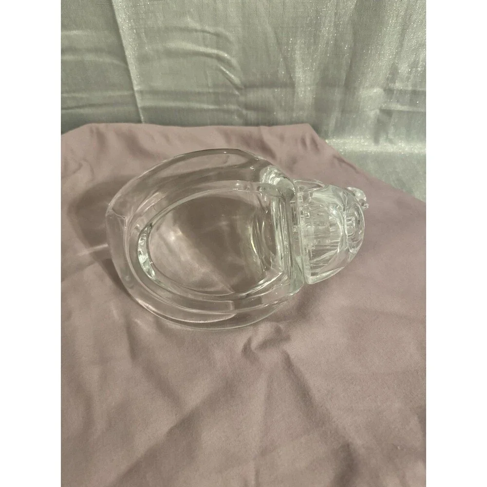 Vintage Lucite Acrylic Swan Towel Holder Clear Mid-century Modern Bath Kitchen